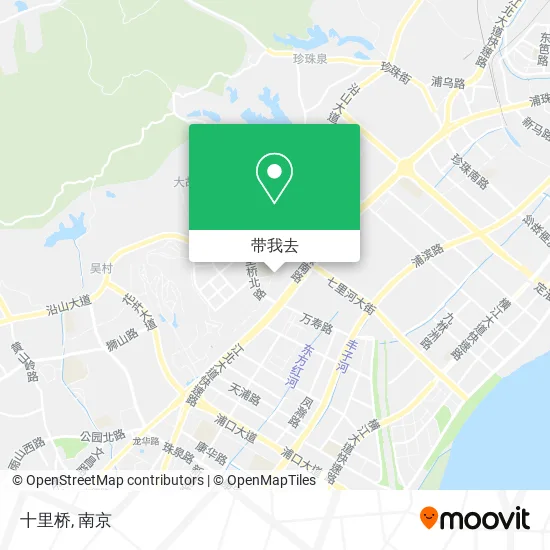 十里桥地图