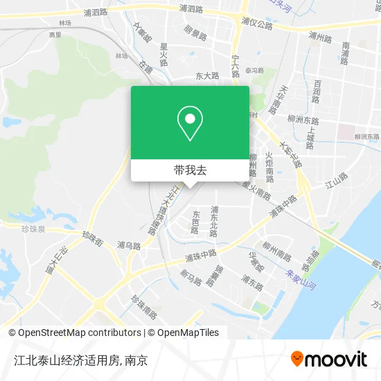 江北泰山经济适用房地图