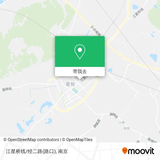 江星桥线/经二路(路口)地图