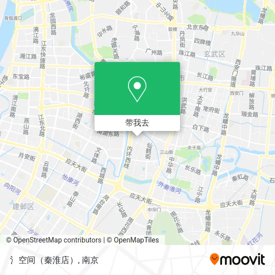 氵空间（秦淮店）地图