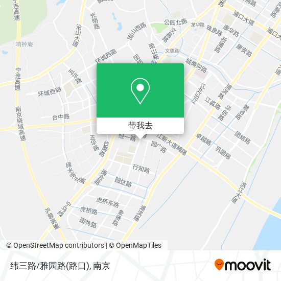 纬三路/雅园路(路口)地图