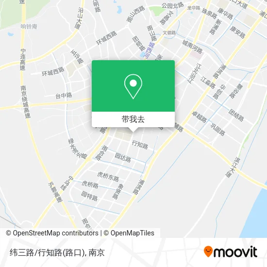 纬三路/行知路(路口)地图