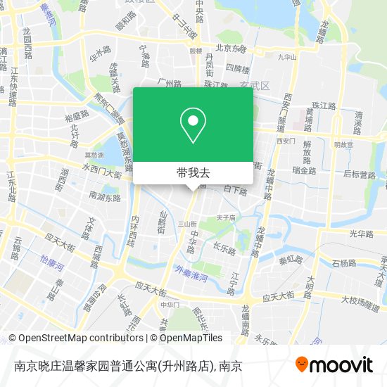 南京晓庄温馨家园普通公寓(升州路店)地图