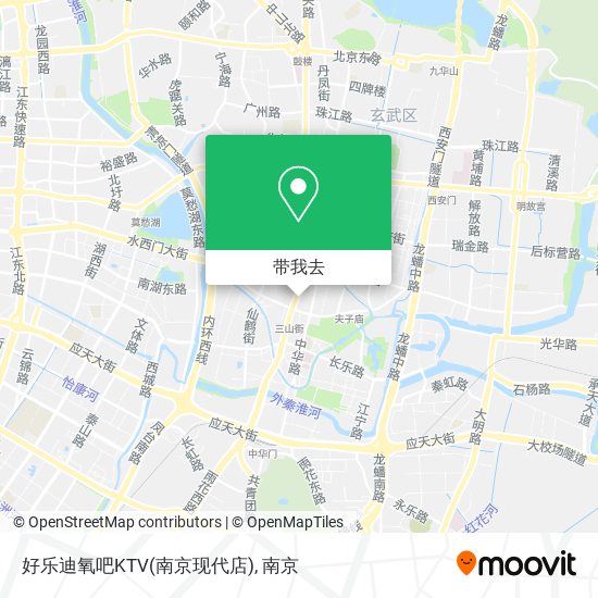 好乐迪氧吧KTV(南京现代店)地图