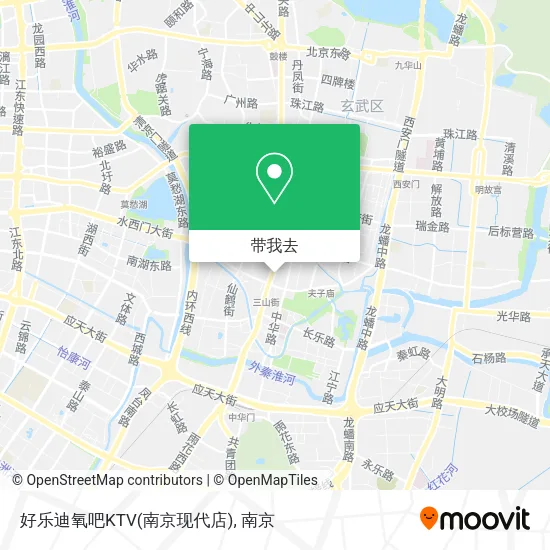 好乐迪氧吧KTV(南京现代店)地图