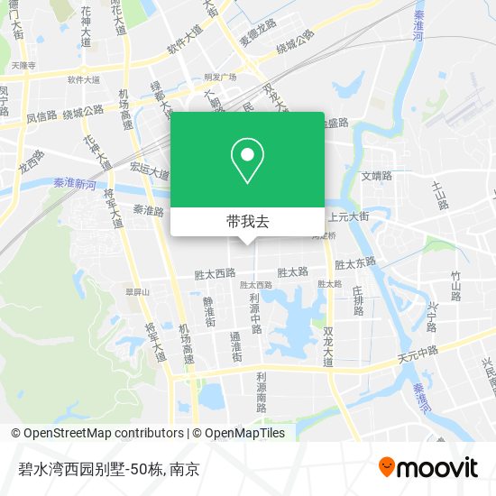 碧水湾西园别墅-50栋地图