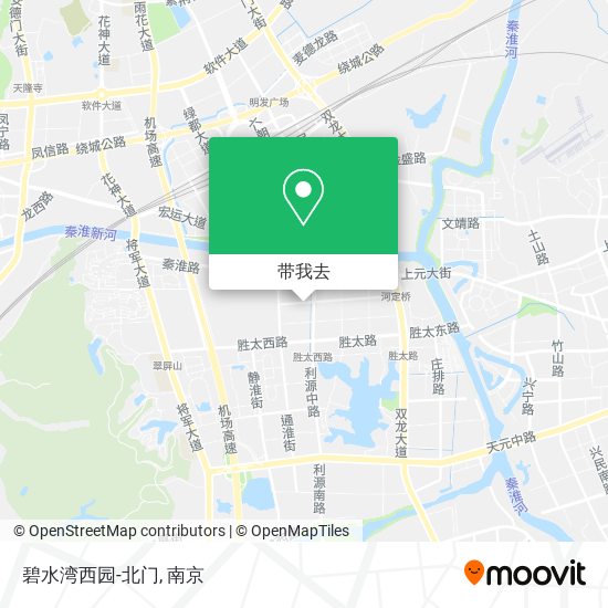碧水湾西园-北门地图