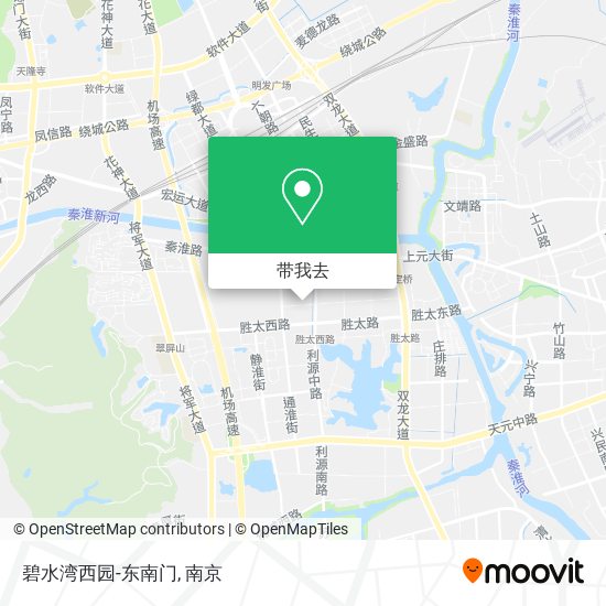 碧水湾西园-东南门地图
