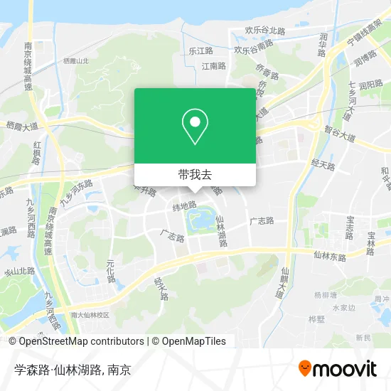 学森路·仙林湖路地图