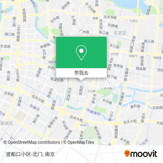 渡船口小区-北门地图