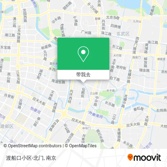 渡船口小区-北门地图