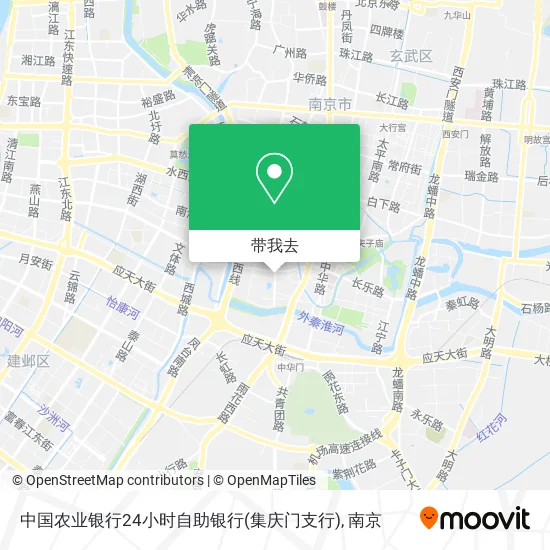 中国农业银行24小时自助银行(集庆门支行)地图