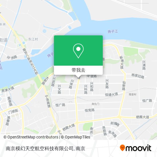 南京模幻天空航空科技有限公司地图