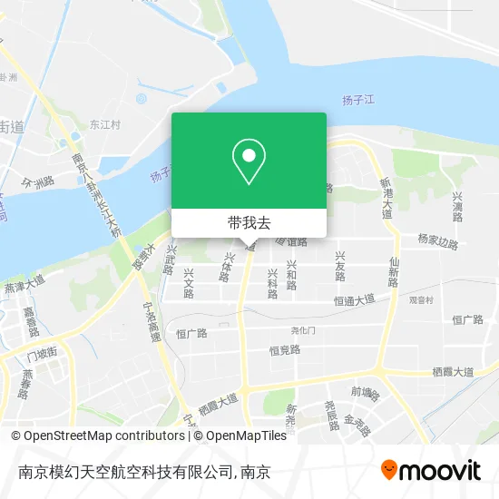 南京模幻天空航空科技有限公司地图