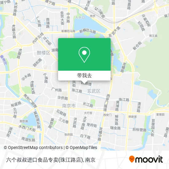 六个叔叔进口食品专卖(珠江路店)地图