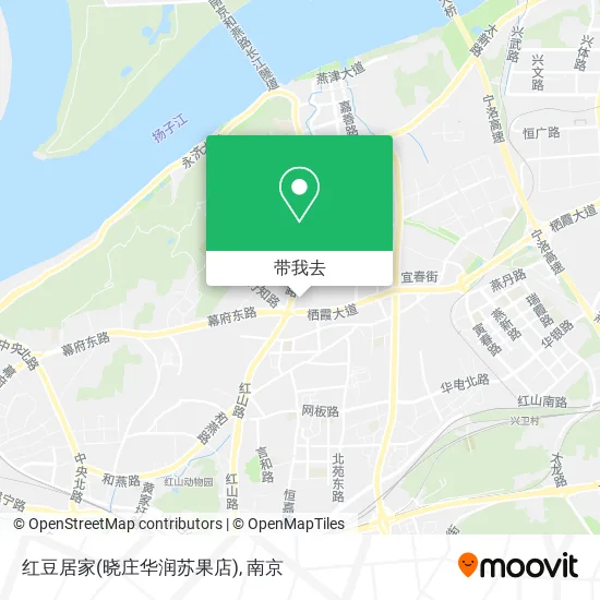 红豆居家(晓庄华润苏果店)地图