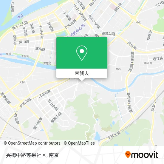 兴梅中路苏果社区地图