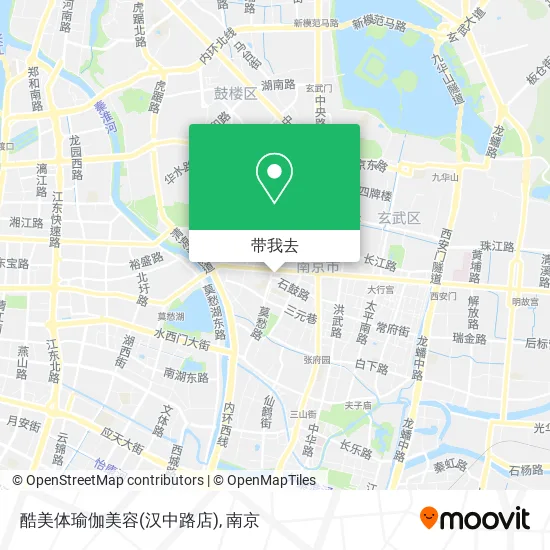 酷美体瑜伽美容(汉中路店)地图