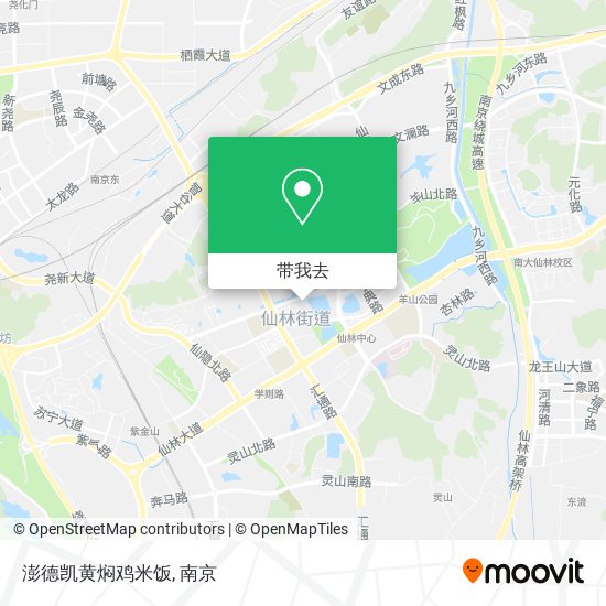 澎德凯黄焖鸡米饭地图