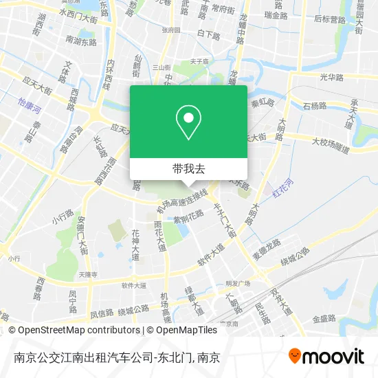 南京公交江南出租汽车公司-东北门地图