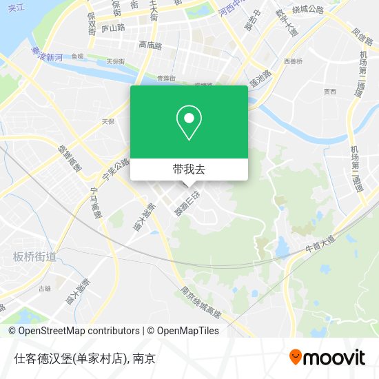 仕客德汉堡(单家村店)地图
