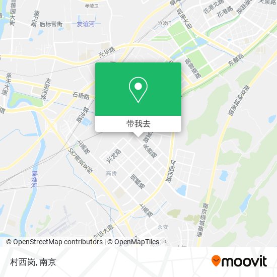 村西岗地图