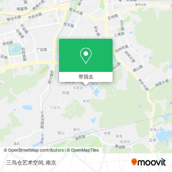 三鸟仓艺术空间地图