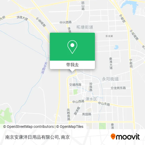 南京安康洋日用品有限公司地图