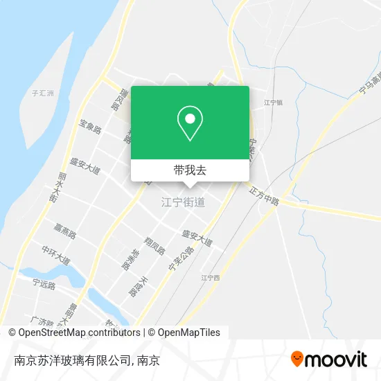 南京苏洋玻璃有限公司地图