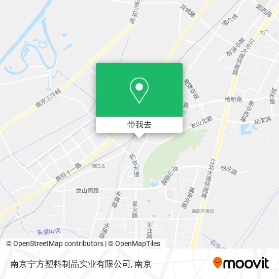 南京宁方塑料制品实业有限公司地图