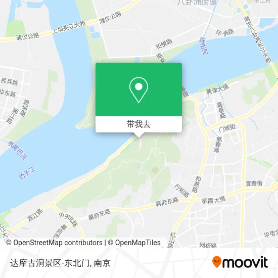 达摩古洞景区-东北门地图