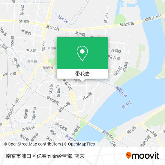 南京市浦口区亿春五金经营部地图