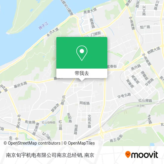 南京旬宇机电有限公司南京总经销地图