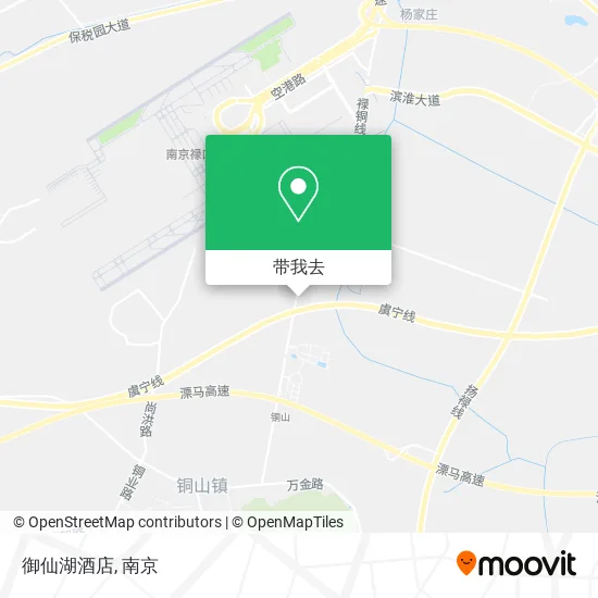 御仙湖酒店地图