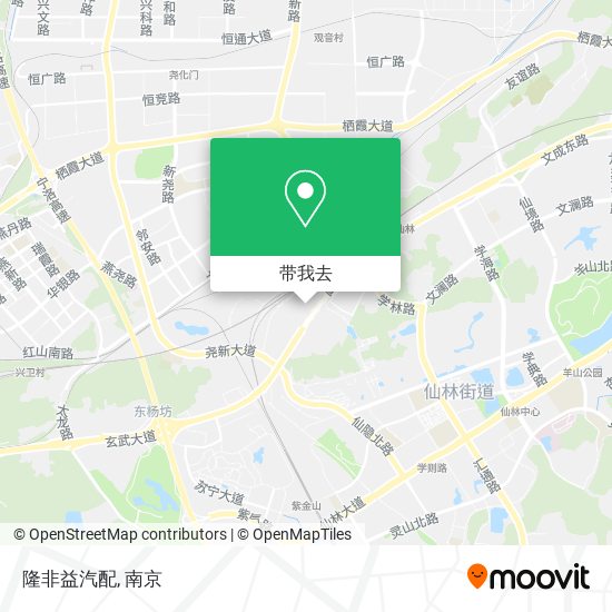隆非益汽配地图