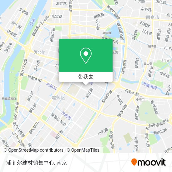 浦菲尔建材销售中心地图