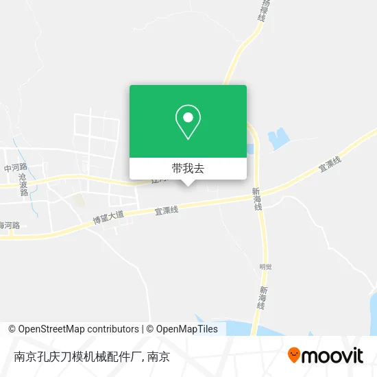 南京孔庆刀模机械配件厂地图