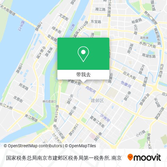 国家税务总局南京市建邺区税务局第一税务所地图