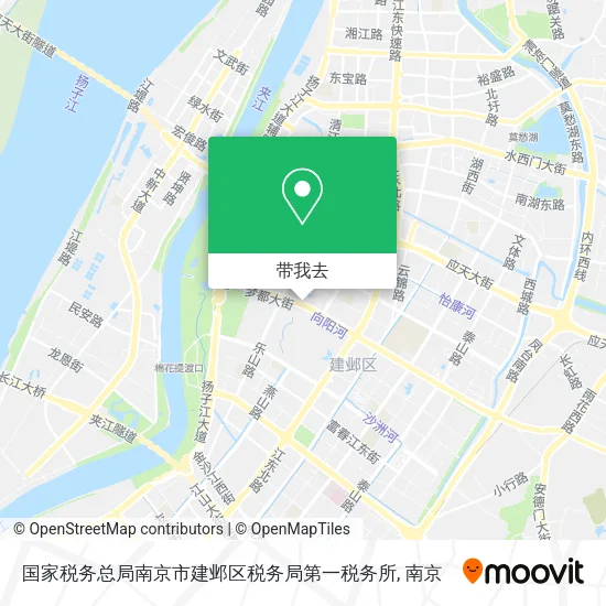 国家税务总局南京市建邺区税务局第一税务所地图