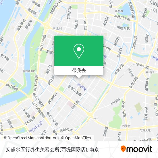 安黛尔五行养生美容会所(西堤国际店)地图