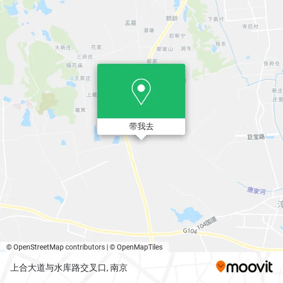 上合大道与水库路交叉口地图
