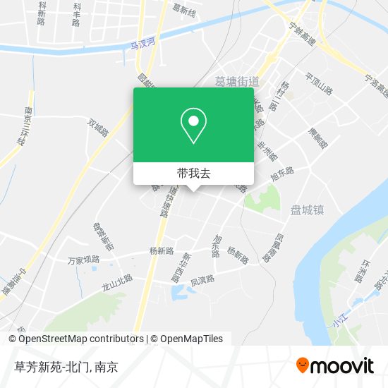 草芳新苑-北门地图
