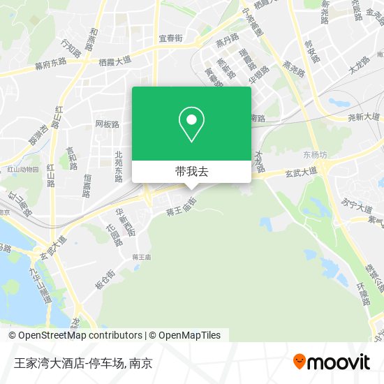 王家湾大酒店-停车场地图