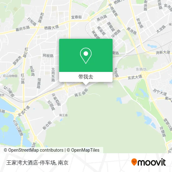 王家湾大酒店-停车场地图