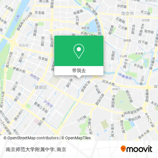 南京师范大学附属中学地图