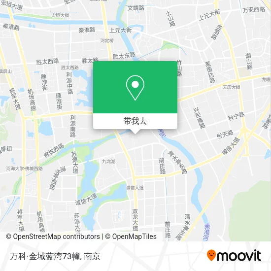 万科·金域蓝湾73幢地图