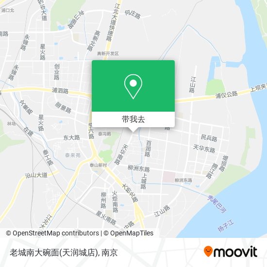 老城南大碗面(天润城店)地图