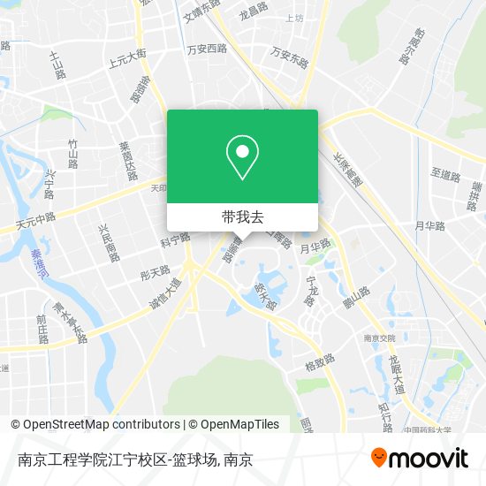 南京工程学院江宁校区-篮球场地图