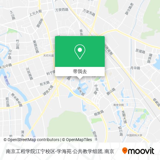 南京工程学院江宁校区-学海苑·公共教学组团地图