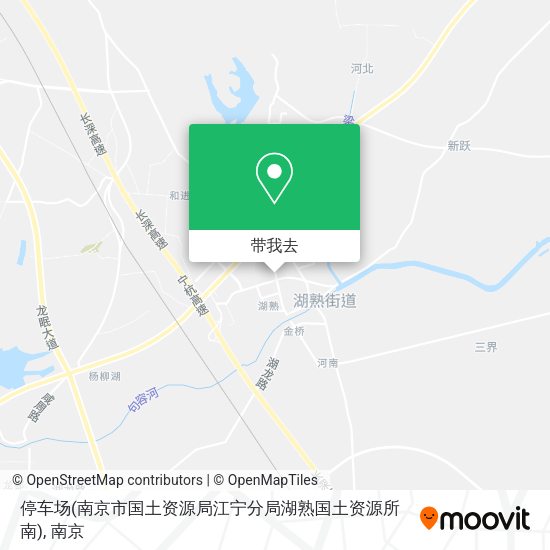 停车场(南京市国土资源局江宁分局湖熟国土资源所南)地图